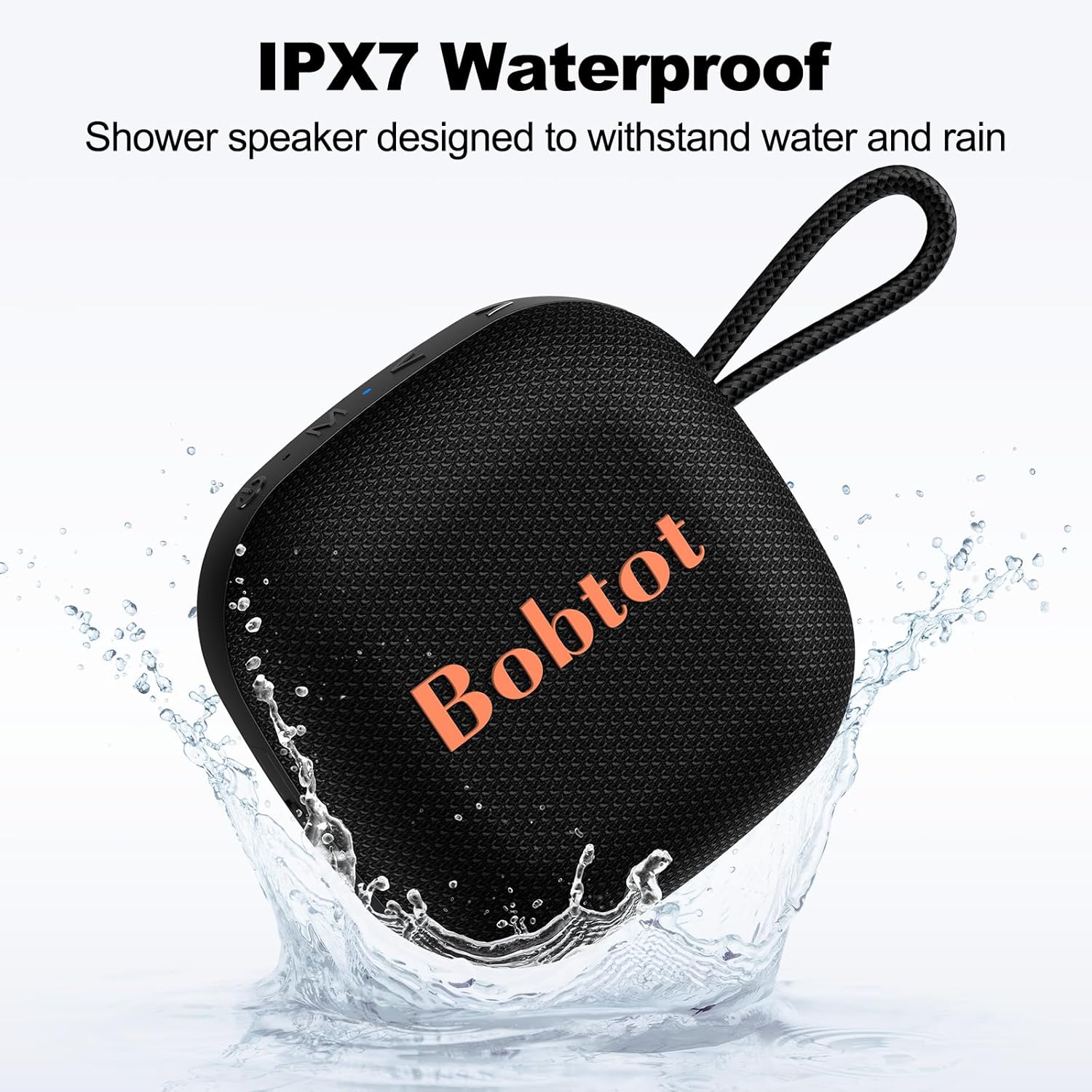 Portable Bluetooth Speakers, Wireless IPX7 Waterproof Mini Speaker with 16H Playtime, Loud Stereo Sound, TWS