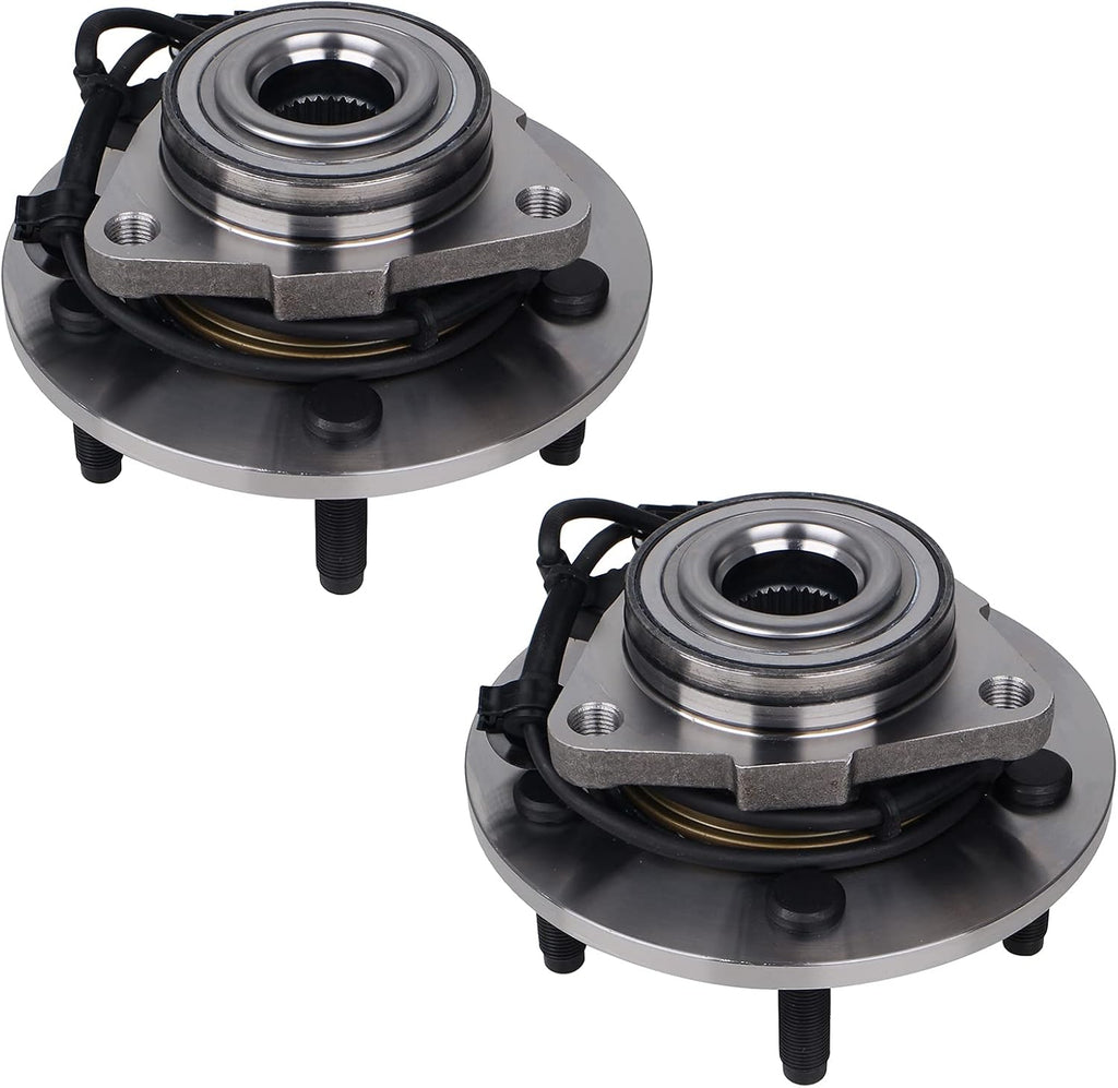 PAROD Pair 515073 Front Wheel Bearing & Hub Assembly Compatible with 2004-2005 Dodge Ram 1500 5Lugs w/ABS