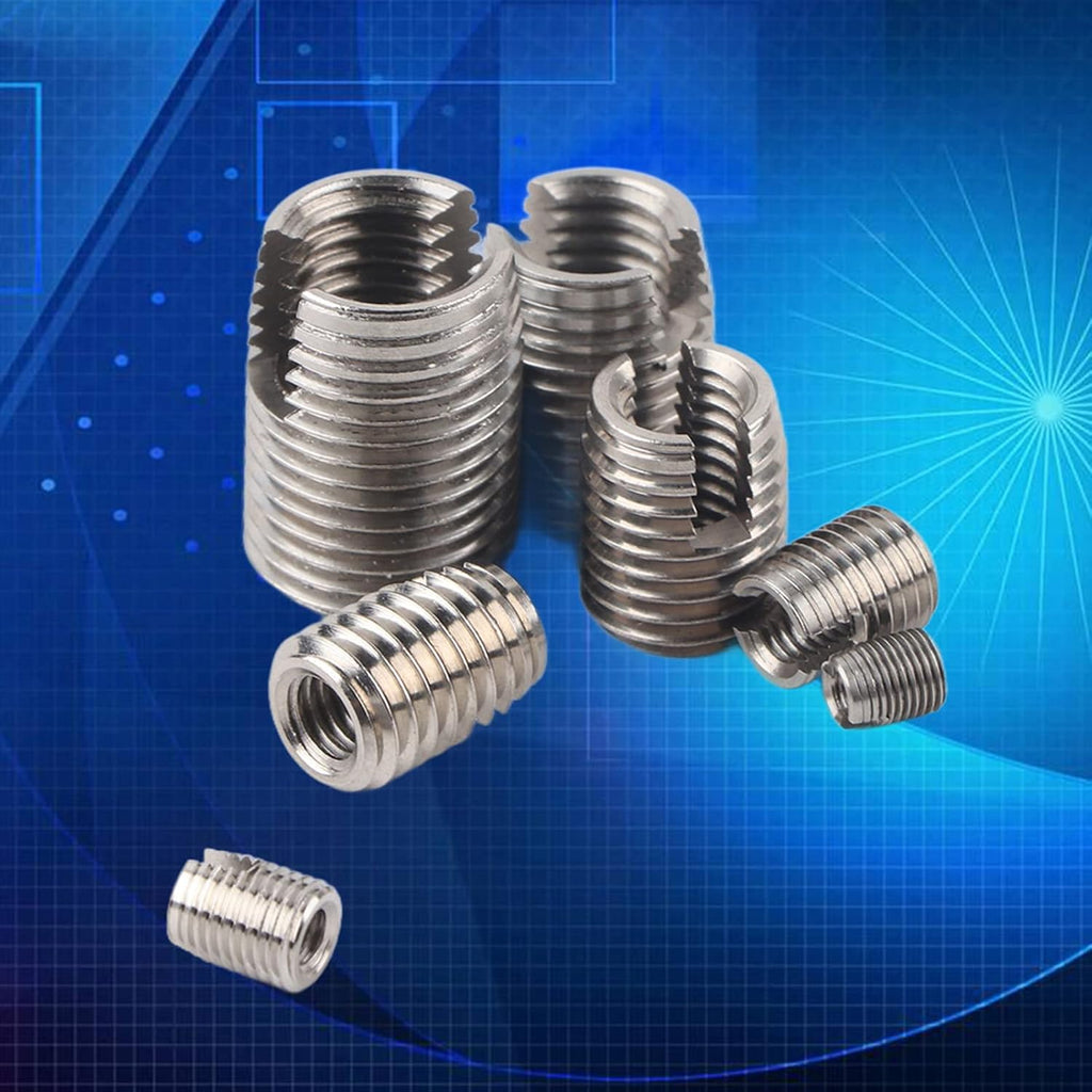 50Pcs Thread Inserts for Metal, M3 M4 M5 M6 M8 M10 M12