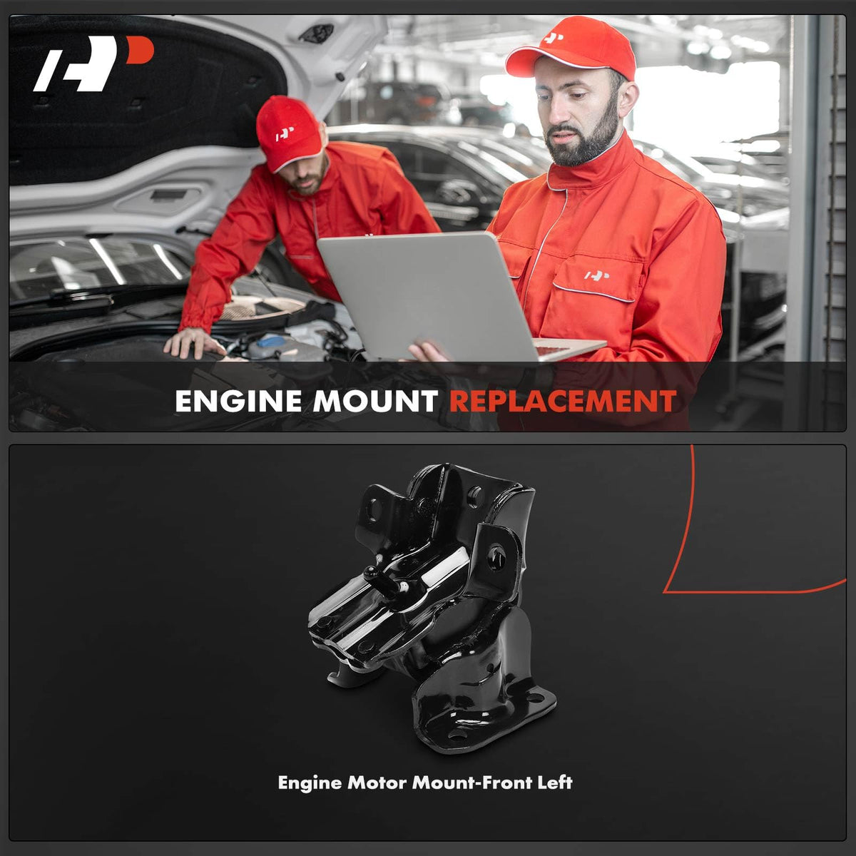 A-Premium Front Left Engine Motor Mount Compatible with Chevrolet