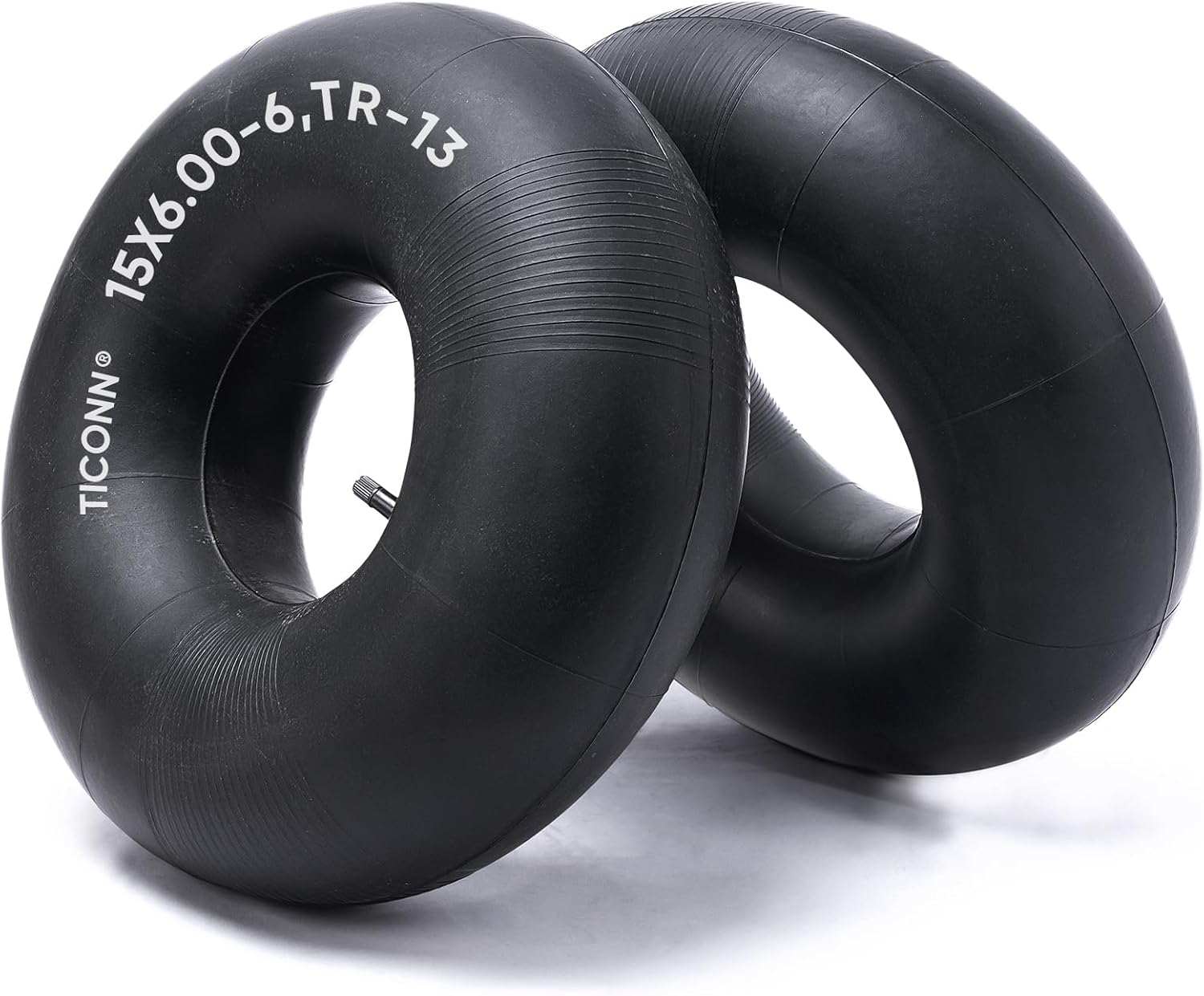 15x6.00-6nhs Lawn Mower Tires Inner Tube, 2 Pack Inner Tire Tube for Wheelbarrow Tires, Replacement Tube with TR-13