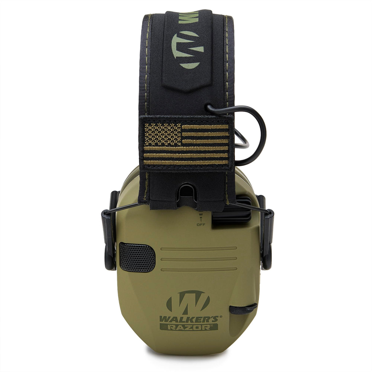 Razor Patriot Hearing Protection Ear Muffs, Olive Drab Green