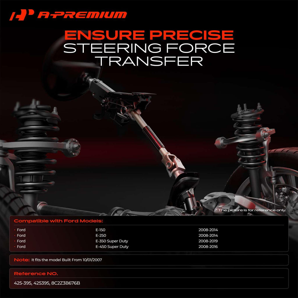 A-Premium Lower Steering Shaft Steering Column Shaft Compatible with Ford