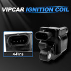 VIPCAR UF413 Ignition Coil & Iridium Spark Plug Kit for Chevy Silverado