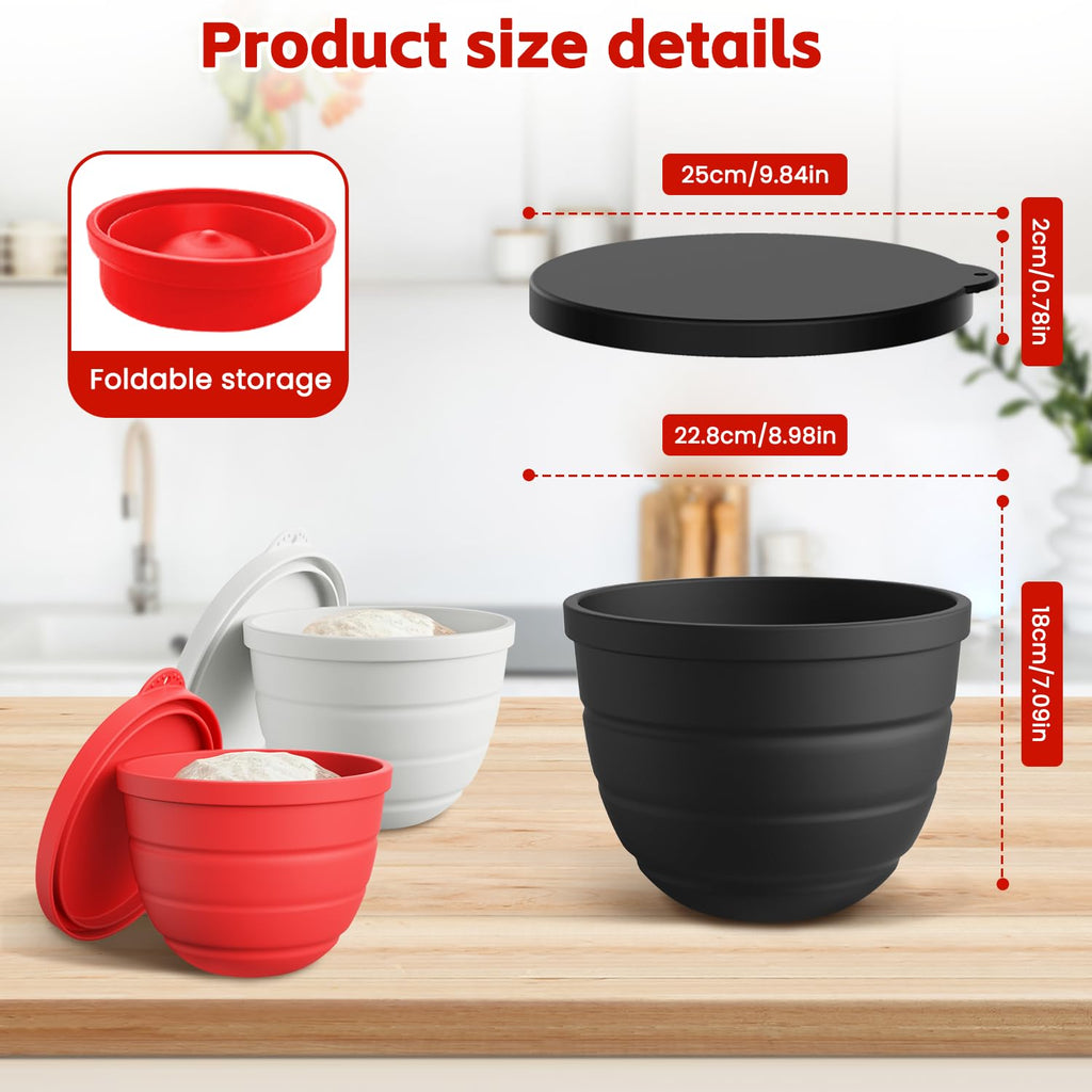 Silicone Bowl Liners for 5Qt Tilt-Head Kitchen Mixers | Durable Mixer Accessories & Replacement Bowl Inserts (White)