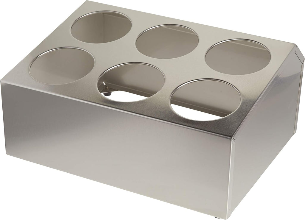 6 Hole Flatware Cylinder Holder, 2-Tier