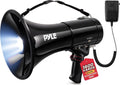Megaphone PA Bullhorn Speaker - Built-in Siren 50 Watts Rechargeable Battery- 10 Sec Record Function for Football