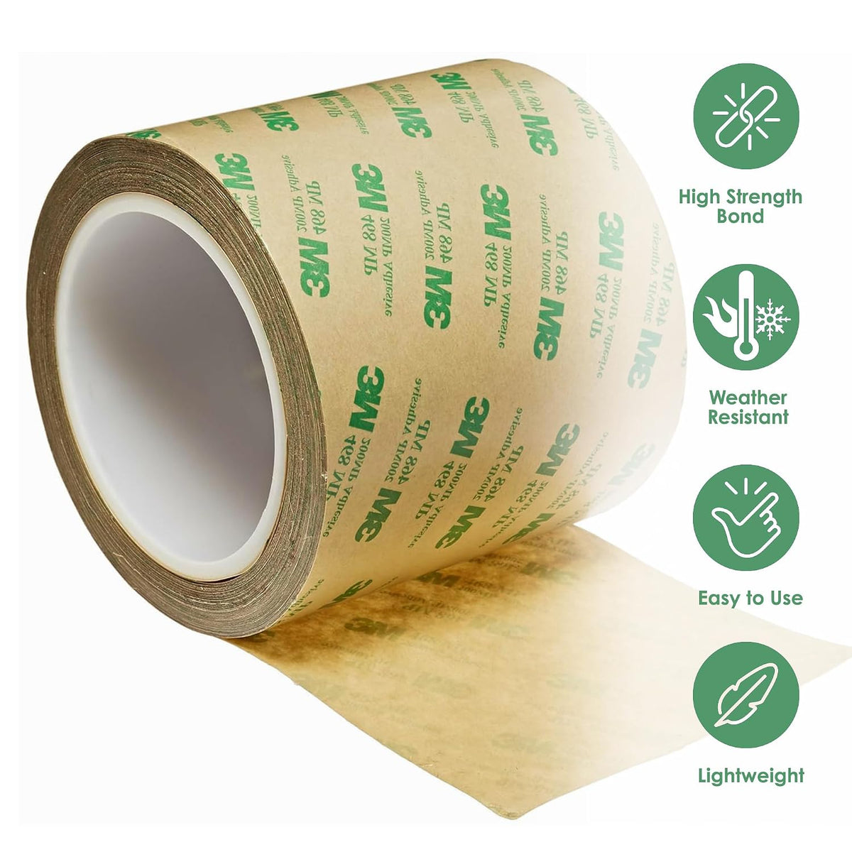 Double Sided Transfer Sheet, 468MP Adhesive Transfer Tape, 4in x 5yd
