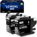 LC402 XL LC402XL Black Ink Cartridges 2-Pack Compatible for Brother
