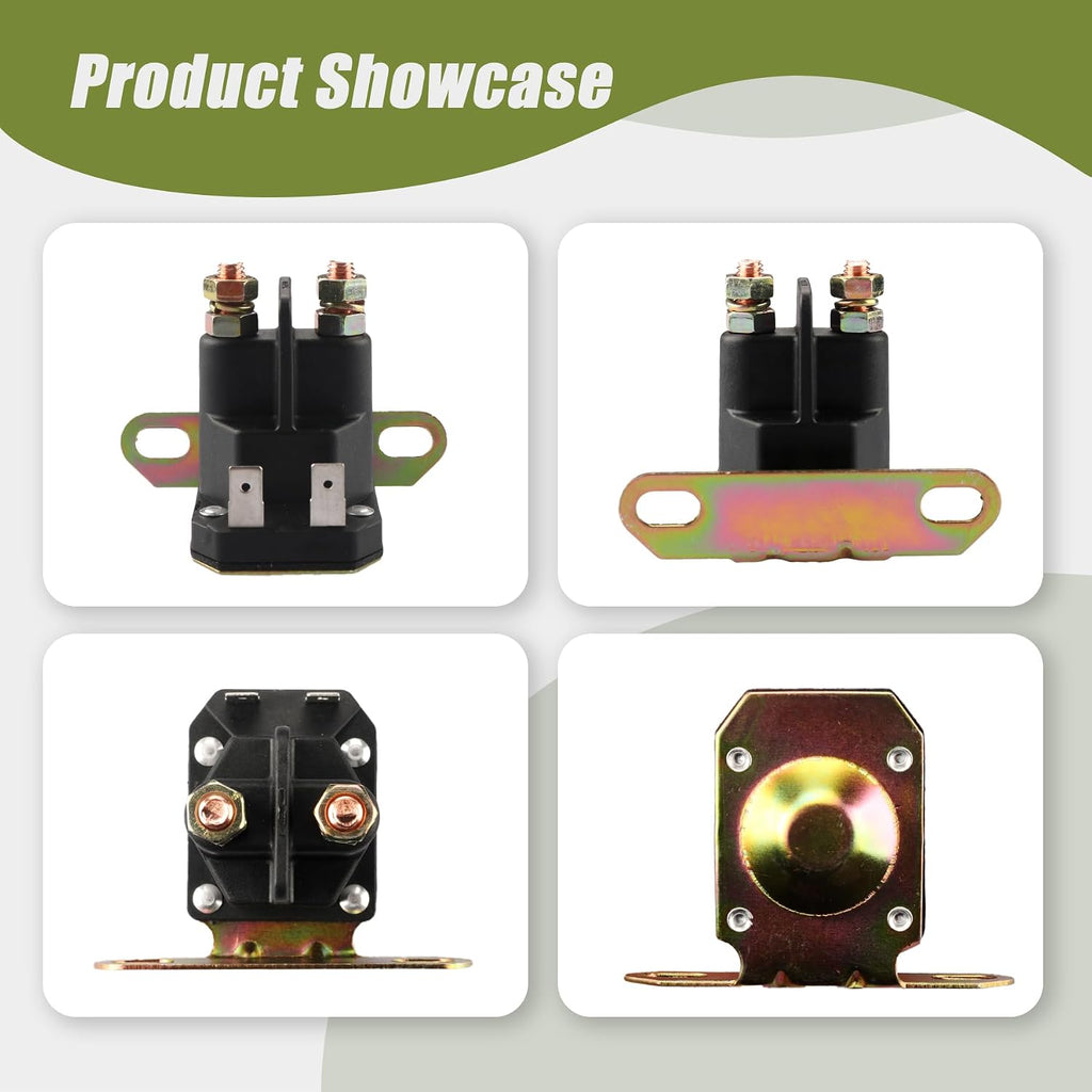 12V AM138068 Starter Solenoid for John Deere Riding Mower,725-04439 Solenoid Fit for LA100 LA105 LA110 LA115 LA120