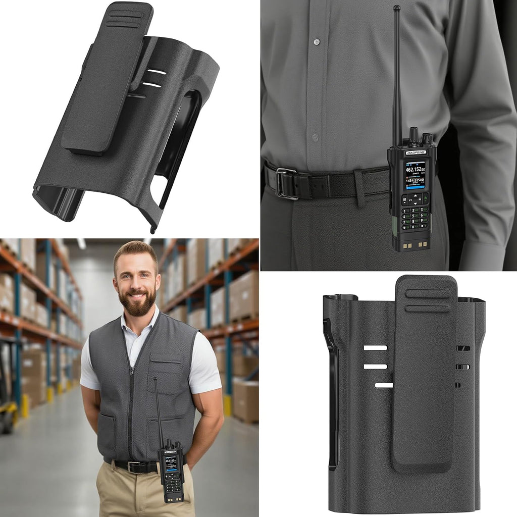 DM32 UV32 Radio Holster for Duty Belt Portable walkie Talkie Case Plastics Walkie Talkie Clip Holster Compatible with