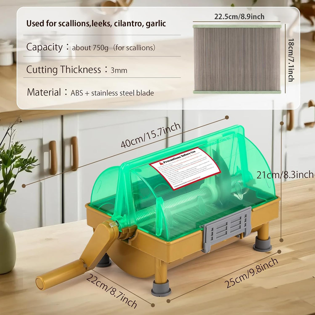 Commercial Hand Scallion Cutter Green Onion Cutter Slicer