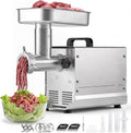 Commercial Meat Grinder, 11 Lbs/Min Capacity, #12 Electric Meat Mincer with 3 Plates, 3 Sausage Stuffing Tubes
