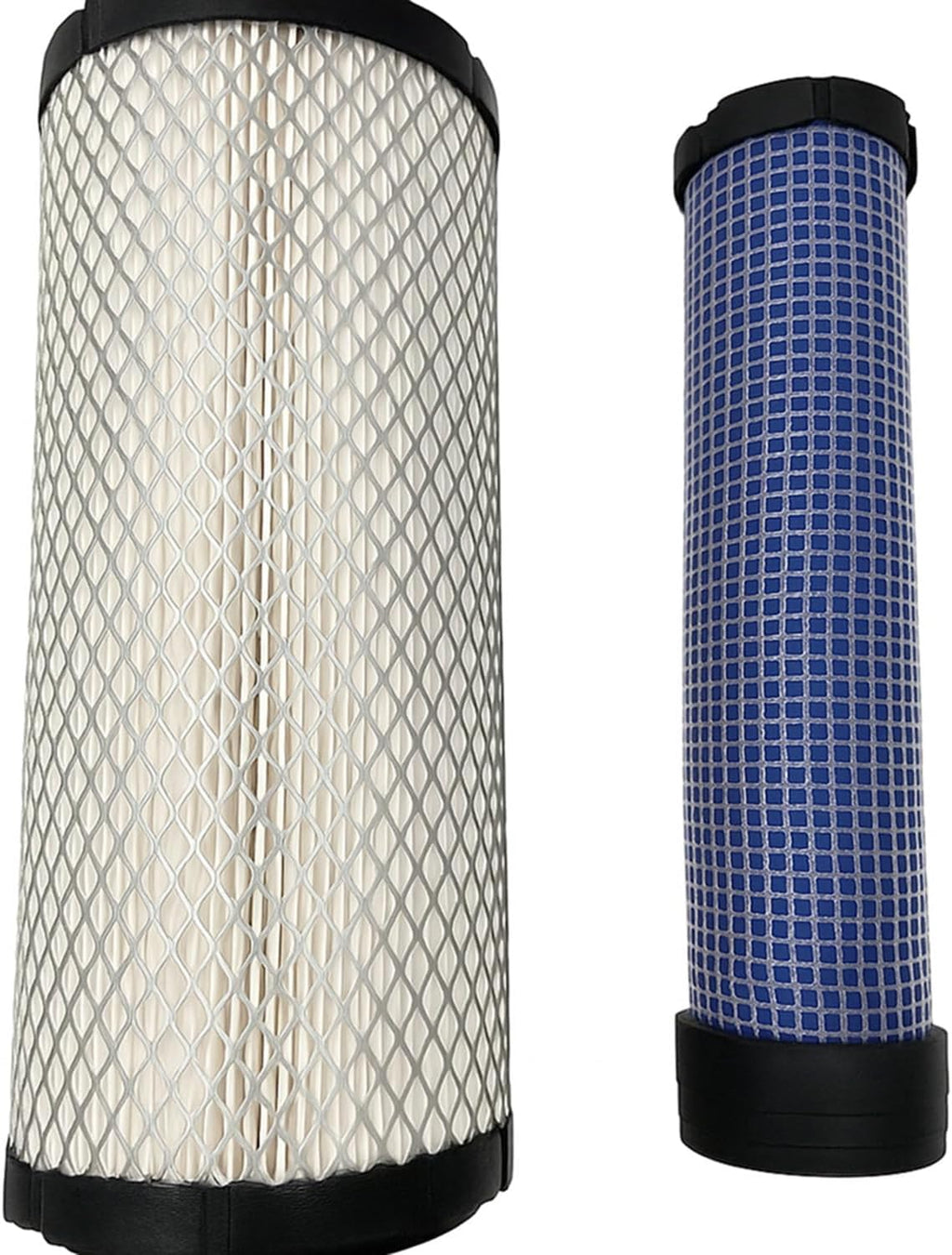 2 Sets 11013-7044 Air Filter, 11013-7045 Inner Air Filter compatible with Kawasaki FX850V FX730V FX691V FX801V FX751V FX1000V FH680V Fits Kohler C940-C980, CH18-CH1000