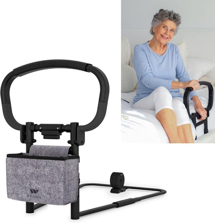 Sturdy Bed Rails for Elderly Adults Safety - Foldable & Adjustable Bed Rail - Supports up to 330lbs - Fit King