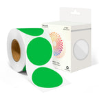 2 Inch Dot Stickers, Round Sticker Labels, Green 500PCS Dots