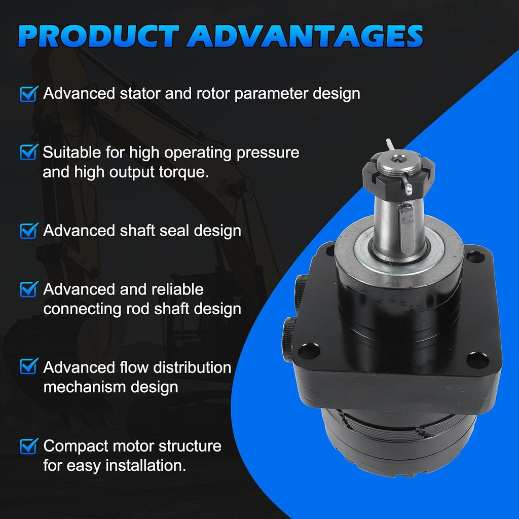 TF0240US080AA Hydraulic Motor Replacement Parker for John Deere