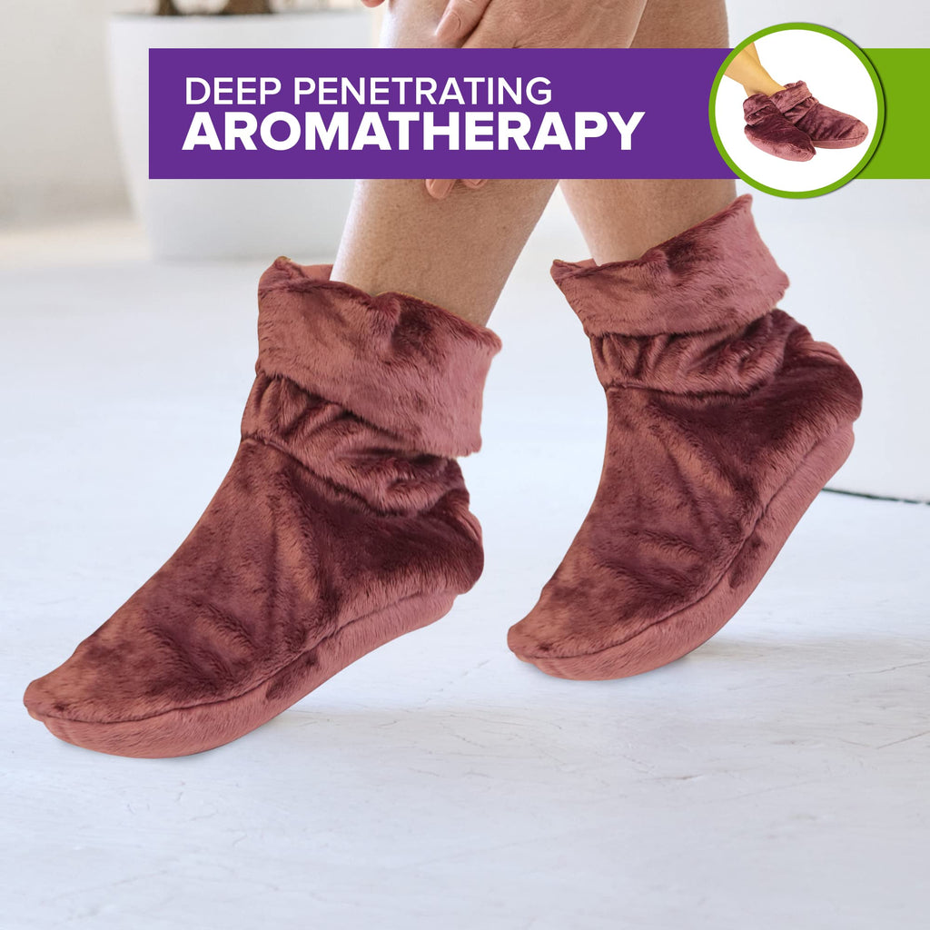 Heated Microwavable Booties - Microwave Slipper Warmers