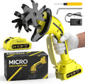 Cordless Tiller Cultivator, 235RPM Electric Hand Tiller with 2.0Ah Battery, 4" Tilling Width & Depth, Powerful Mini