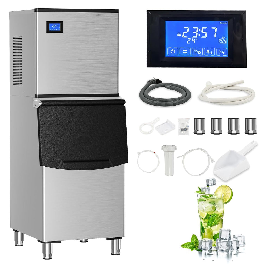 Commercial Ice Maker Machine, 400LBs Daily Industrial Ice Maker