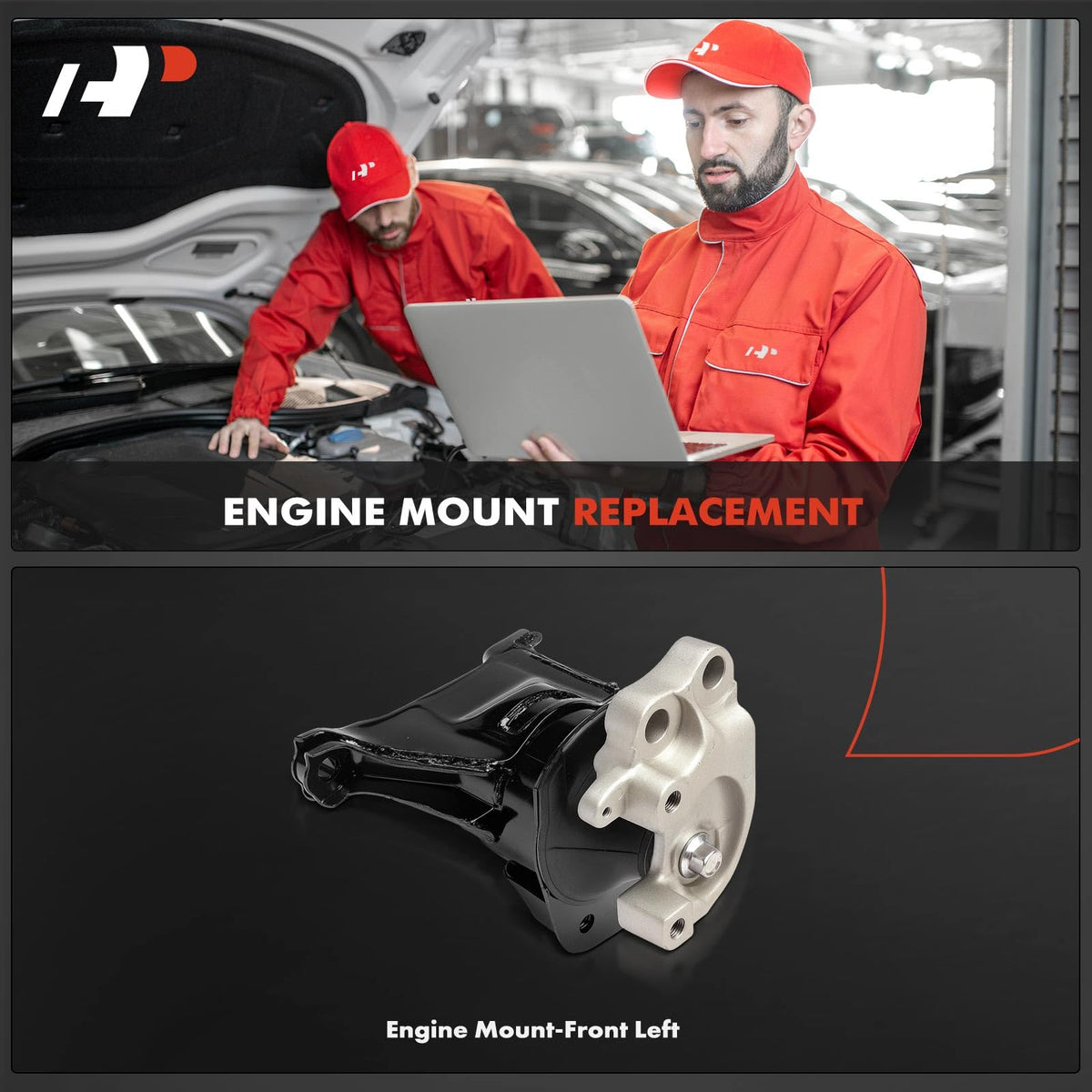 A-Premium Front Left Engine Motor Mount Compatible with Honda Civic