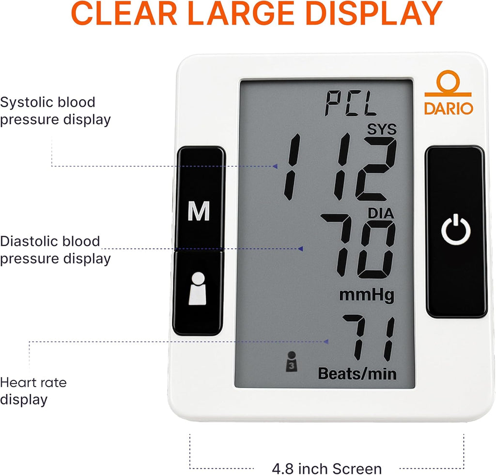 Premium Blood Pressure Monitor for Home Use – Smart, Reliable & Easy to Use, Adjustable Arm Cuff (8.75–16.5")