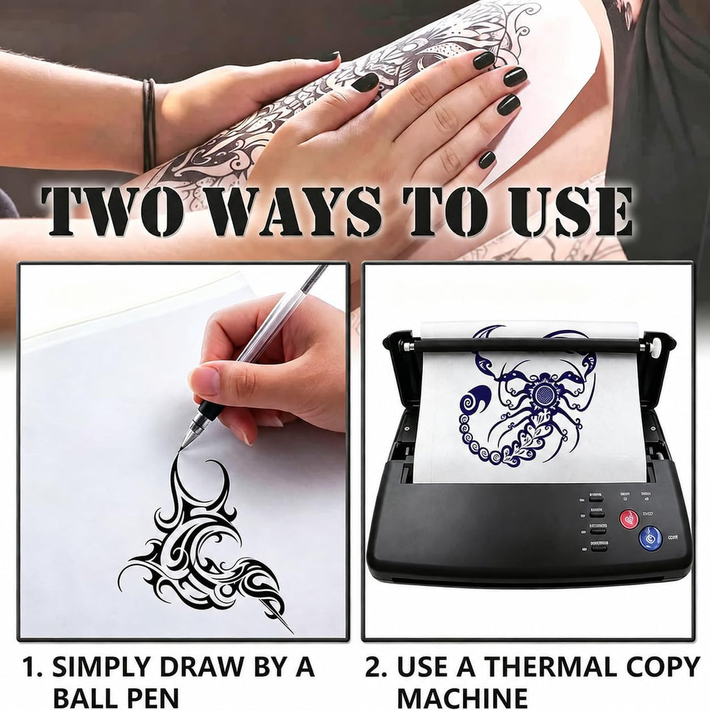 Tattoo Transfer Paper 50Pcs Tattoo Stencil Paper Printer
