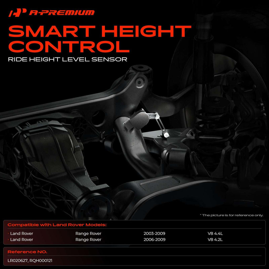 A-Premium Front Right Ride Height Level Sensor Compatible with Land Rover