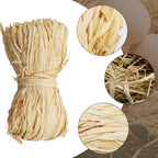 Natural Raffia Ribbon 3 Pack, Craft Twine DIY