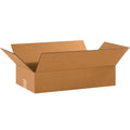 Shipping Boxes Flat 18"L x 10"W x 4"H 25-Pack - Corrugated Cardboard Box for Moving, Mailing, Packing, Packaging and