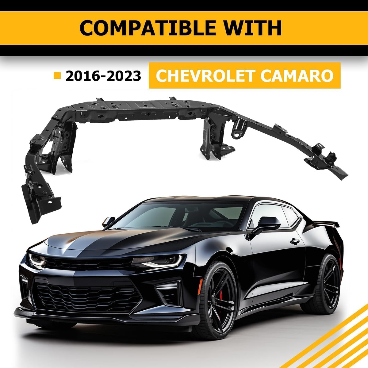 KUAFU Radiator Support Compatible with 2016-2024 Camaro