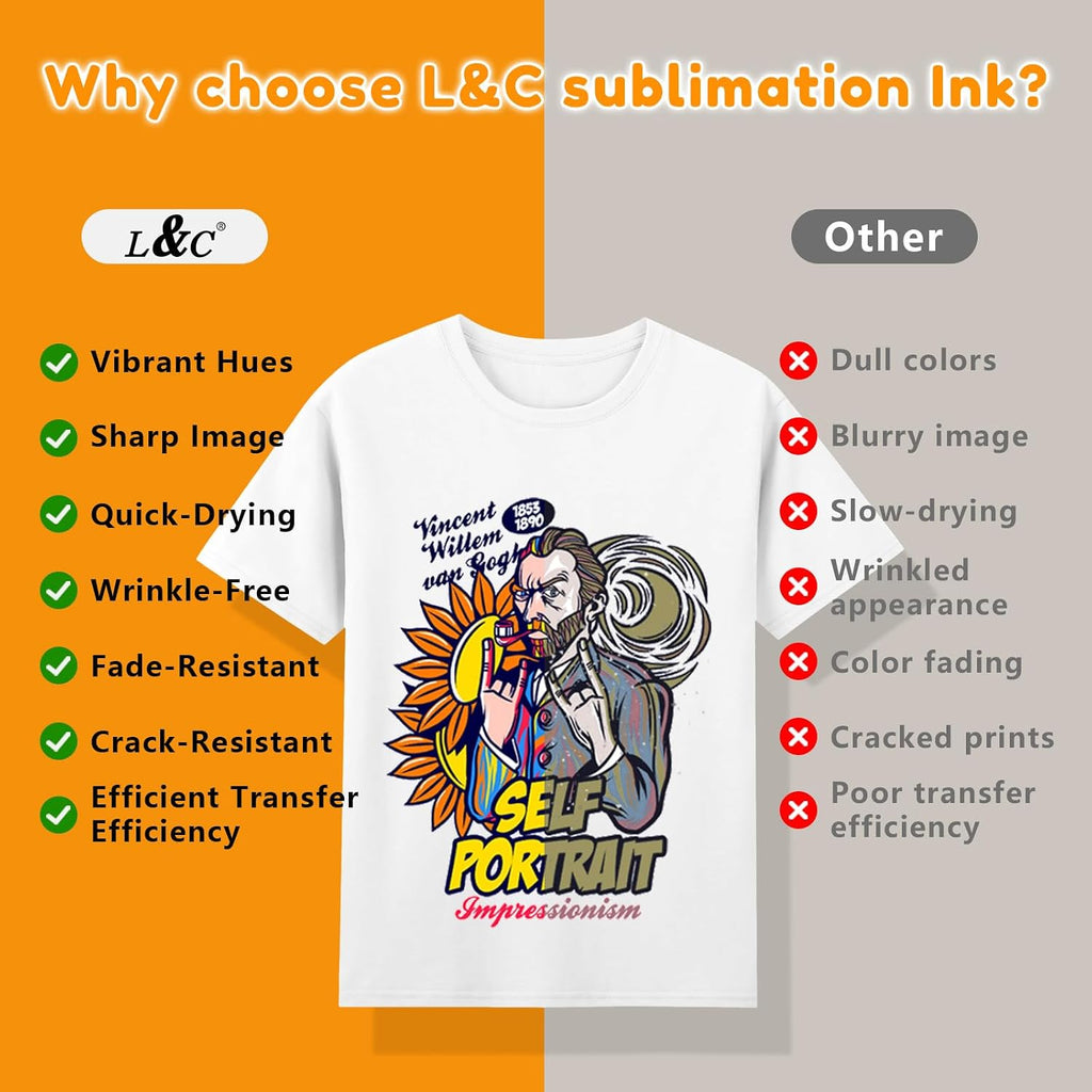 Sublimation Ink Refill Bottles Auto Refill Compatible for ET2400 ET2720 ET4800 ET-2803 ET-2800 ET-2840 ET-4700