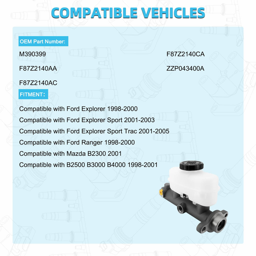 M390399TY Brake Master Cylinder For Ford Explorer,Range 98-00