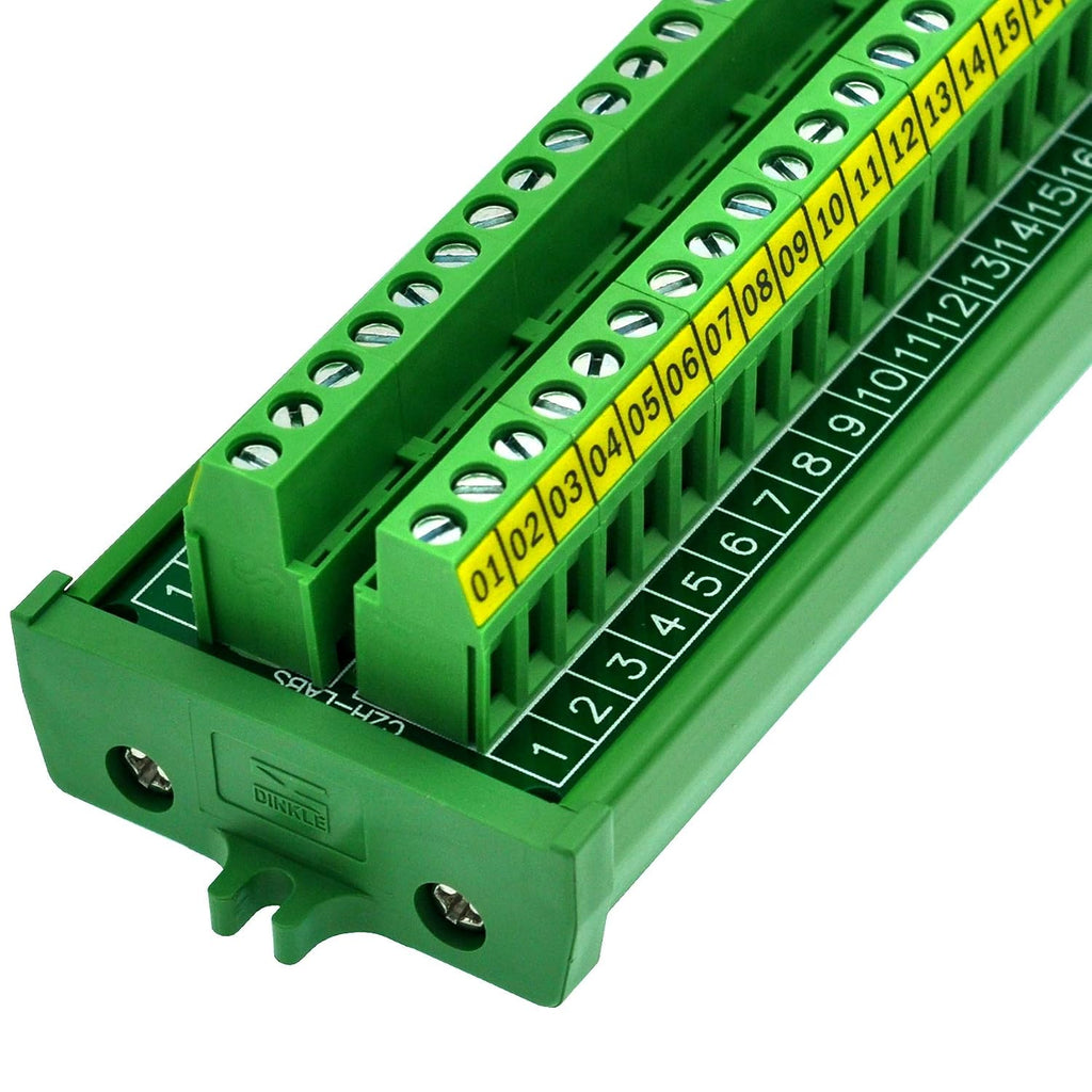 Screw Mount 24A/400V 30 Position Screw Terminal Block Distribution Module