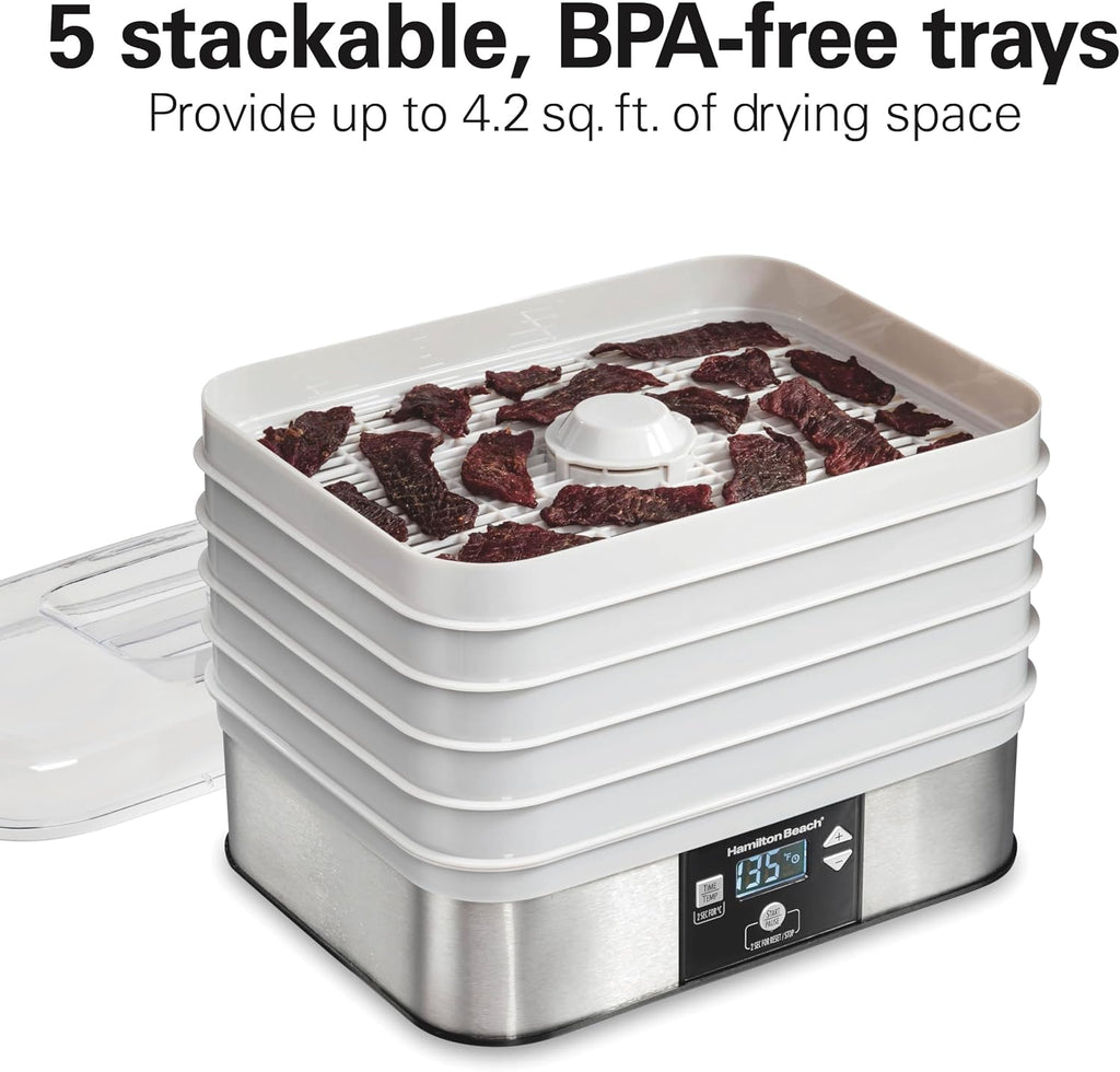 Digital Food Dehydrator for Fruit, Jerky, Vegetables & More