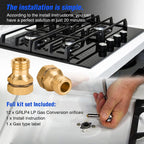 Anlvxin GRLP4 LP Gas to Propane Conversion Kit for Gas Stove Range