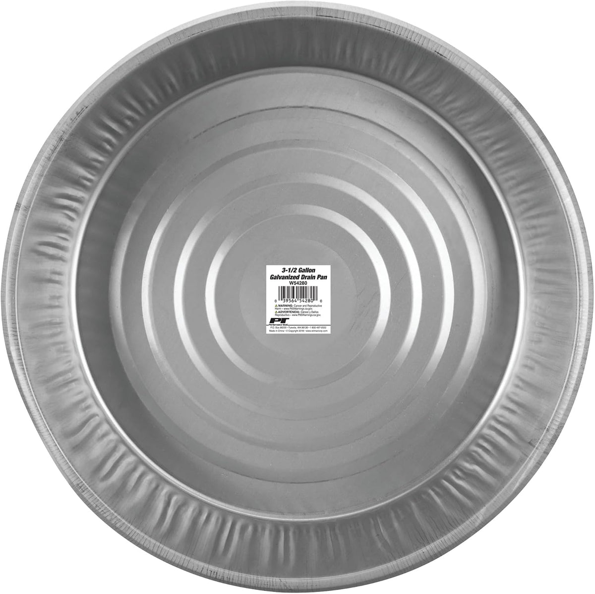 Performance Tool W54280 3.5 Gallon Galvanized Steel Oil Drain Pan