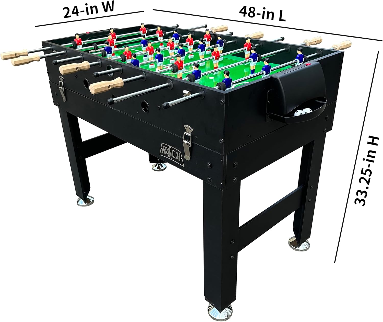Trio 48″ 3-in-1 Multi Game Table - Foosball, Billiards/Pool & Air-Hockey