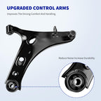 Front Lower Control Arm Kit for 2014-2018 Subaru Forester