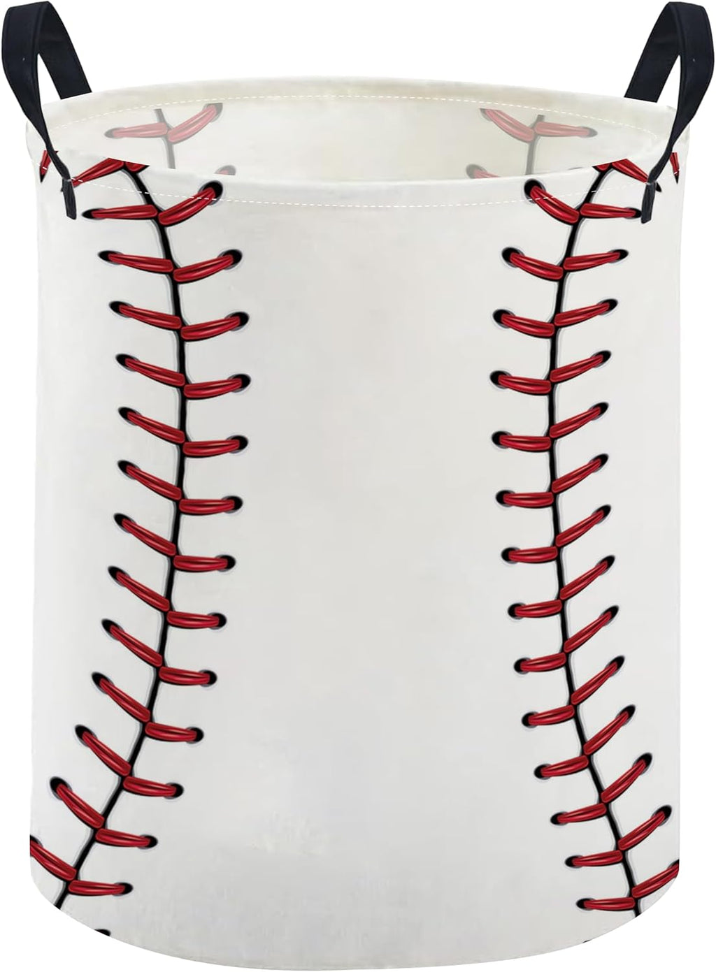Ball Laundry Basket,Baseball Hamper Collapsible Canvas Waterproof Storage Bin, Cute Hamper,Gift Baskets(Baseball)