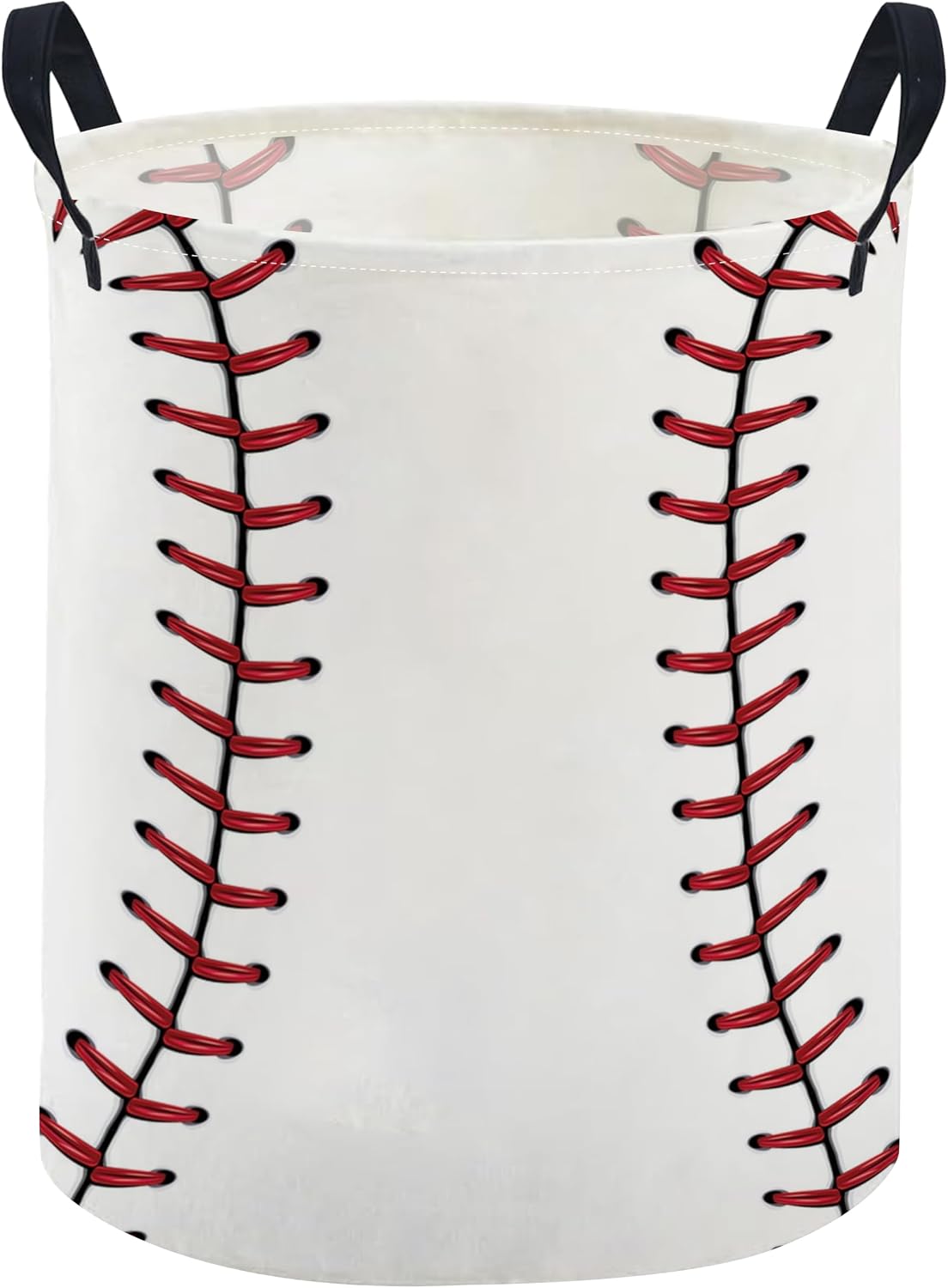 Ball Laundry Basket,Baseball Hamper Collapsible Canvas Waterproof Storage Bin, Cute Hamper,Gift Baskets(Baseball)