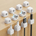 JOYROOM 12 Pack Magnetic Cable Clips, Cord Organizer Adhesive Wire Holder
