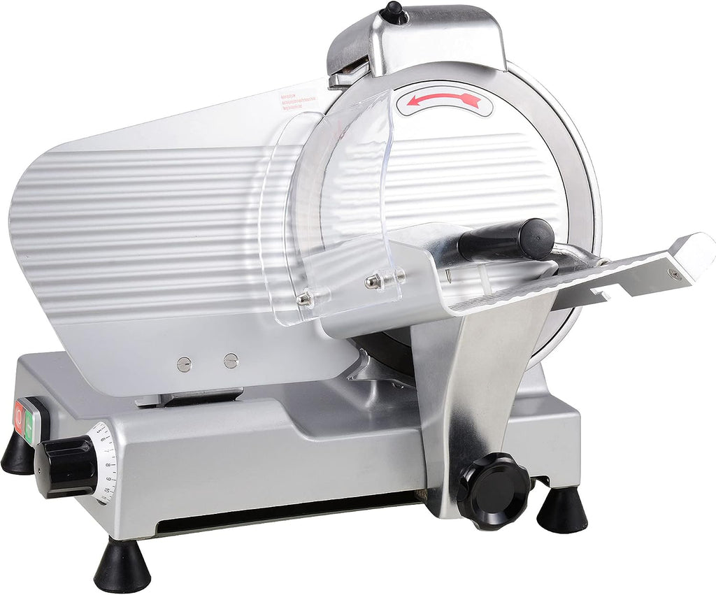 Commercial Food Slicer 10" Blade Meat Cheese Deli 110V 530RPM CE Approved NEW