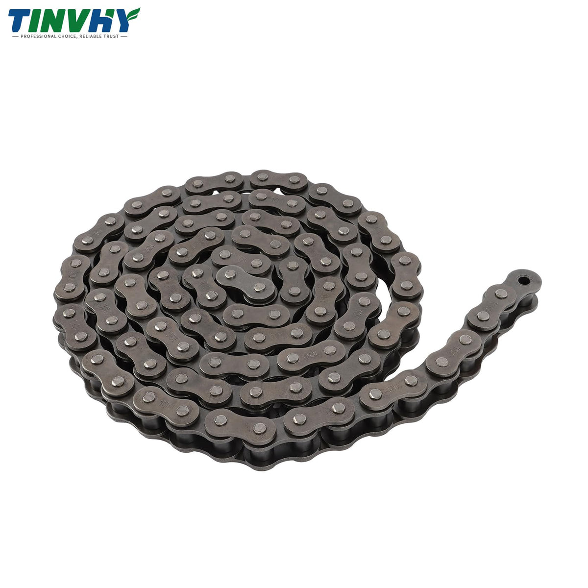 TINVHY 100 Roller Chain 10 Ft Kit with Connecting Links