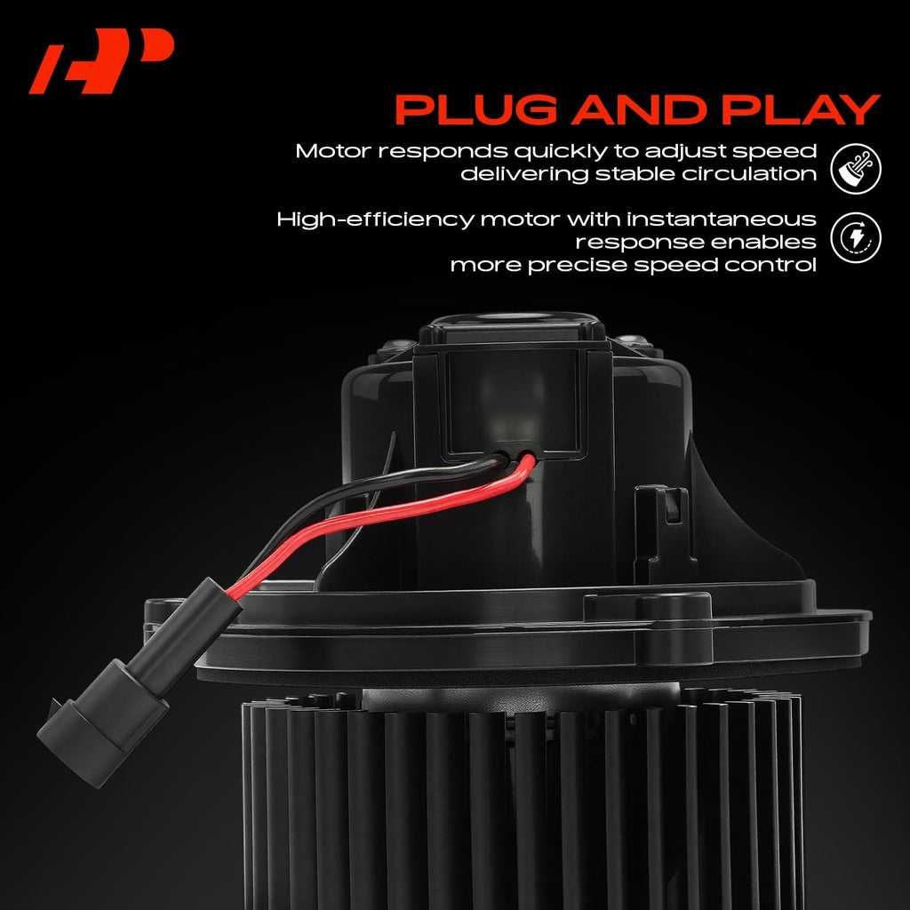 A-Premium Front HVAC Heater Blower Motor with Fan Cage