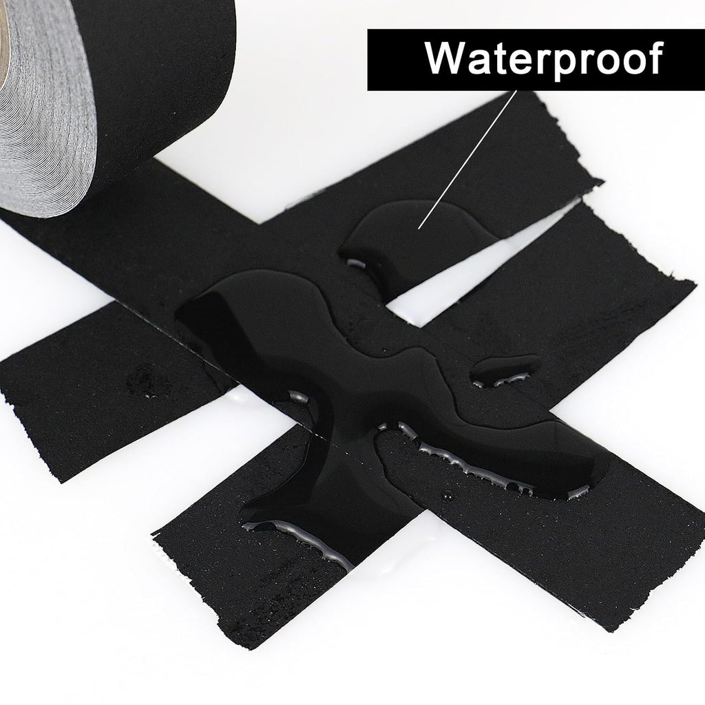 Black Gaffer Tape, Matte Non-Reflective, 1/2inch x 20yds No Residue Hand Tear Self-Adhesive Gaffer Tape for Labeling