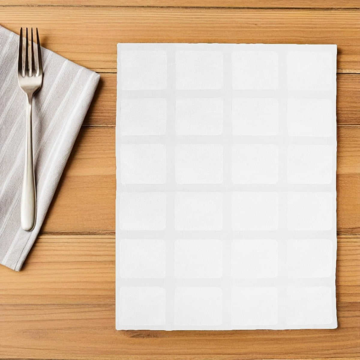 10 Sheets Reusable Food Ice Pack 24 Slots, White