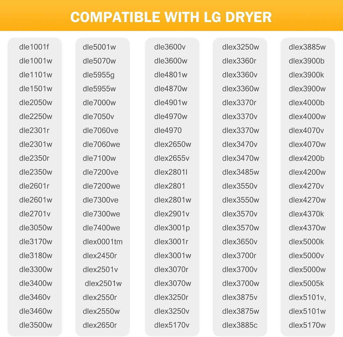 Dryer Thermal Fuse, Dryer Thermostat, Blower Thermostat Replacement for LG DLE7300VE DLE7300WE DLE7400WE DLEX0001TM