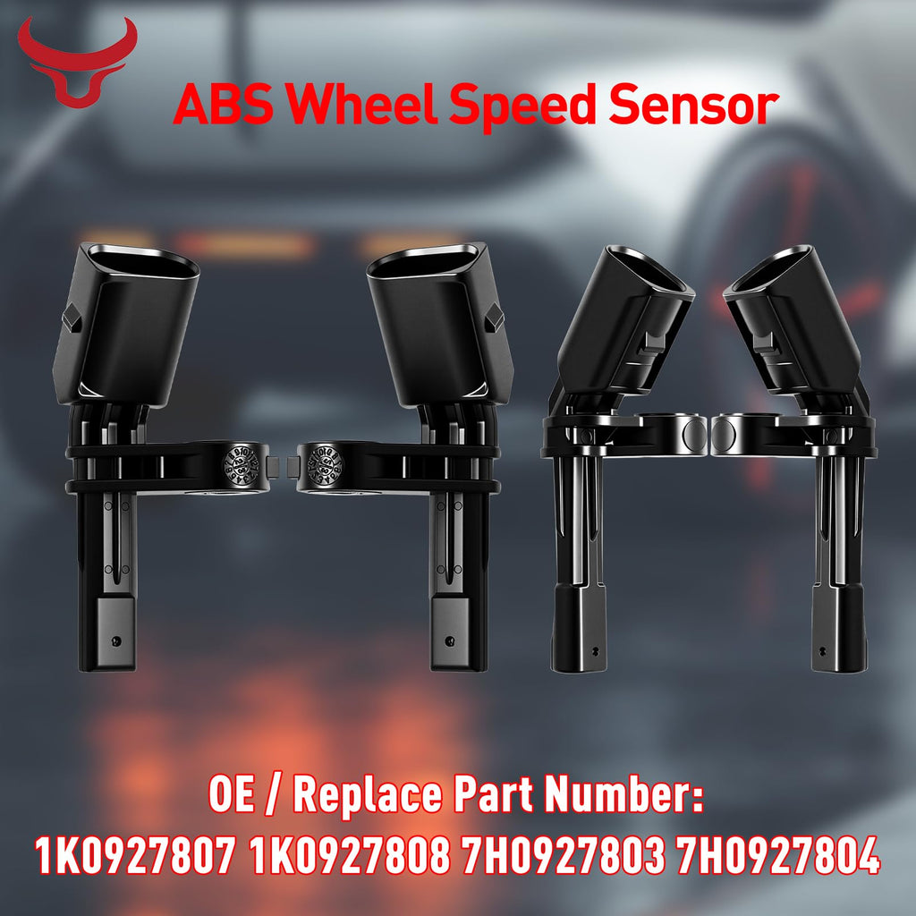 STZJAYE 4PCS Front Rear ABS Wheel Speed Sensor Compatible with Volkswagen