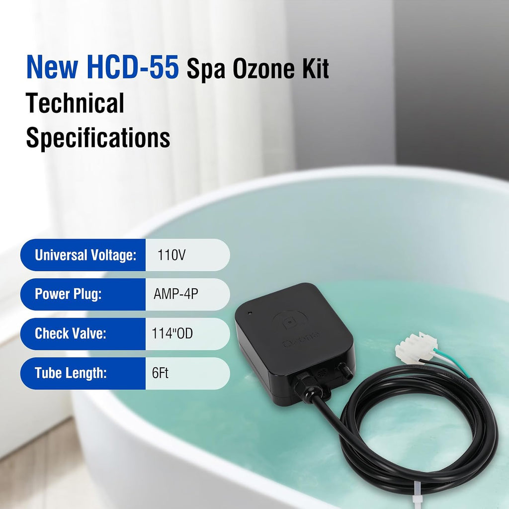 Spa Ozonator for Hot Tub Direct Replace HCD-55– 110V for Swim Spas